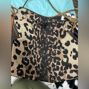 Coach cheetah print bag